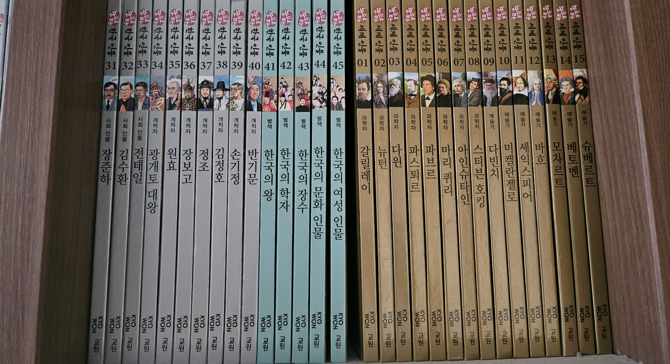 교원 눈으로 보는 한국인물 45권--1