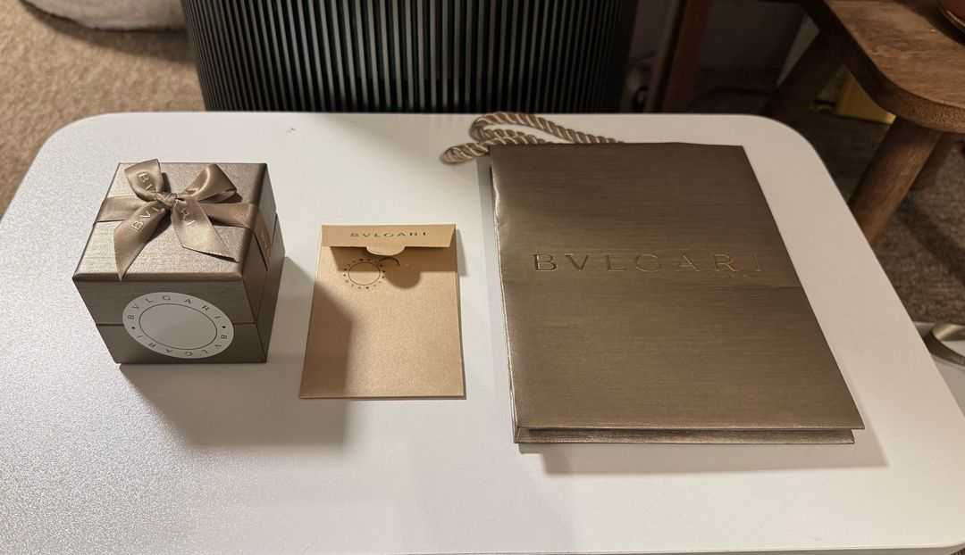 불가리 반지 케이스 세트--2