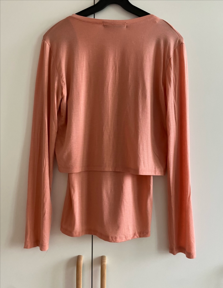 피치 나시 가디건 세트--2