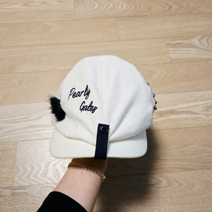 [56] 파리게이츠 여성 골프 밍크 모자