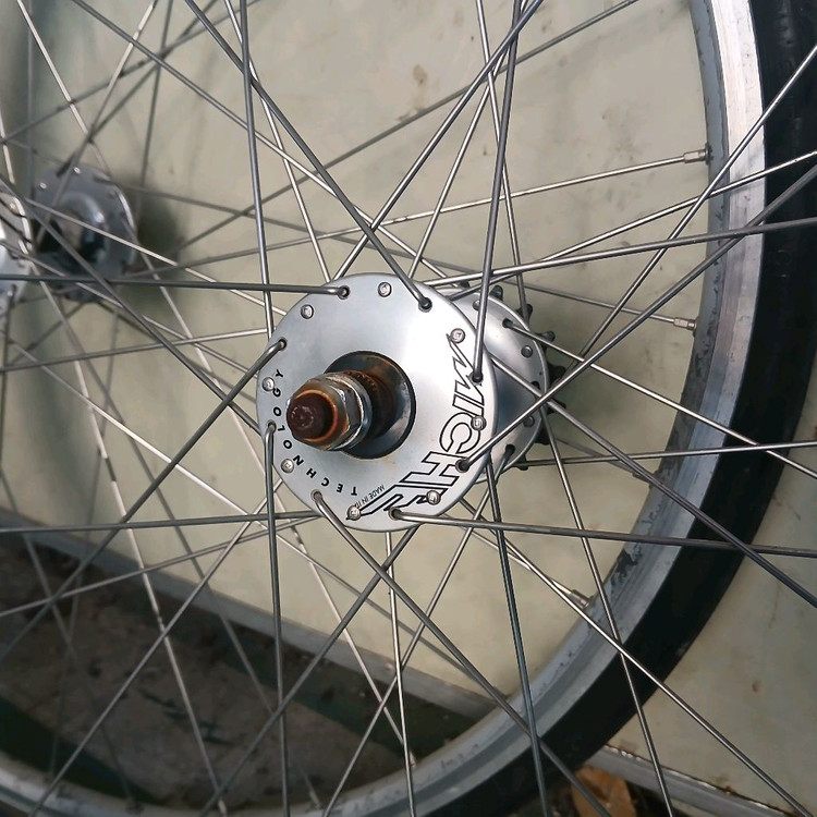 마빅 오픈프로 미케 프리마토 허브 실버림 픽시 휠셋 판매/교환--1