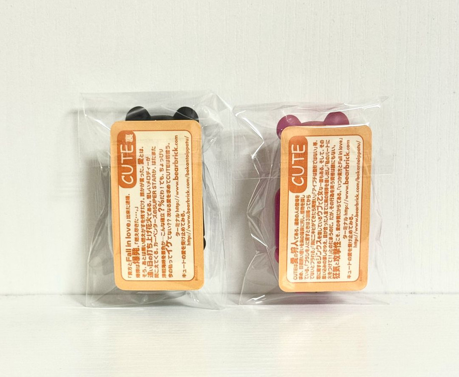 [한정판]베어브릭 3탄 폭탄 블랙+핑크(큐트)--1