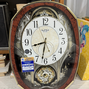 희귀시계 일본의 유명시계 멜로디 리듬 RHYTHM 벽시계 미사용급