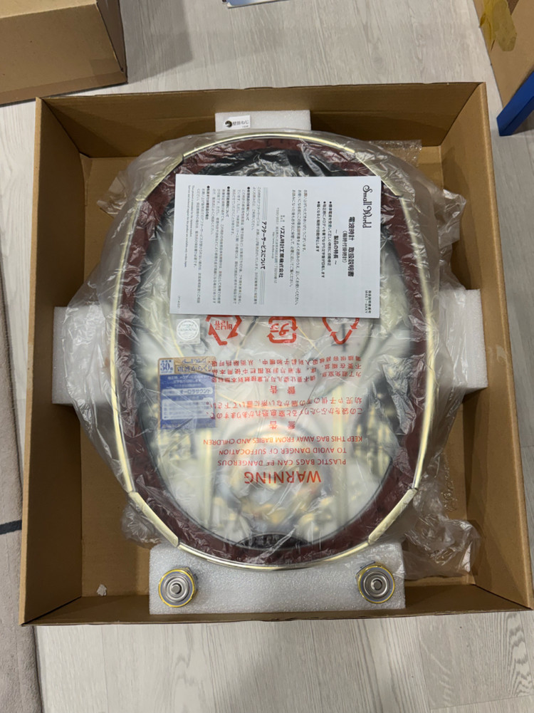 희귀시계 일본의 유명시계 멜로디 리듬 RHYTHM 벽시계 미사용급--5