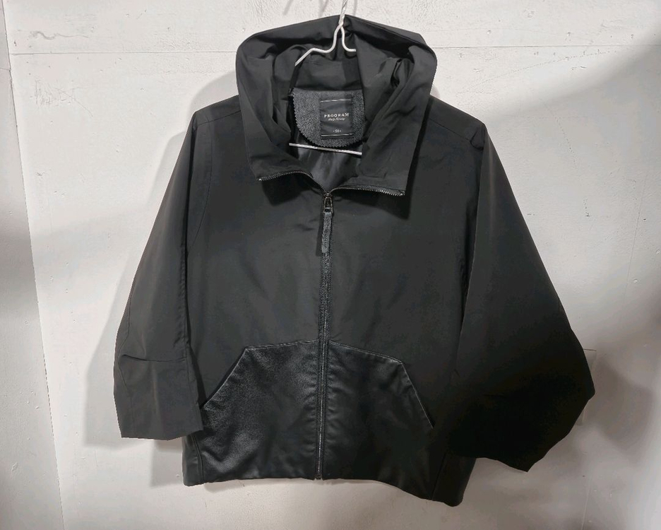 PROGRAM 프로그램 가죽배색 간절기 점퍼 이미지