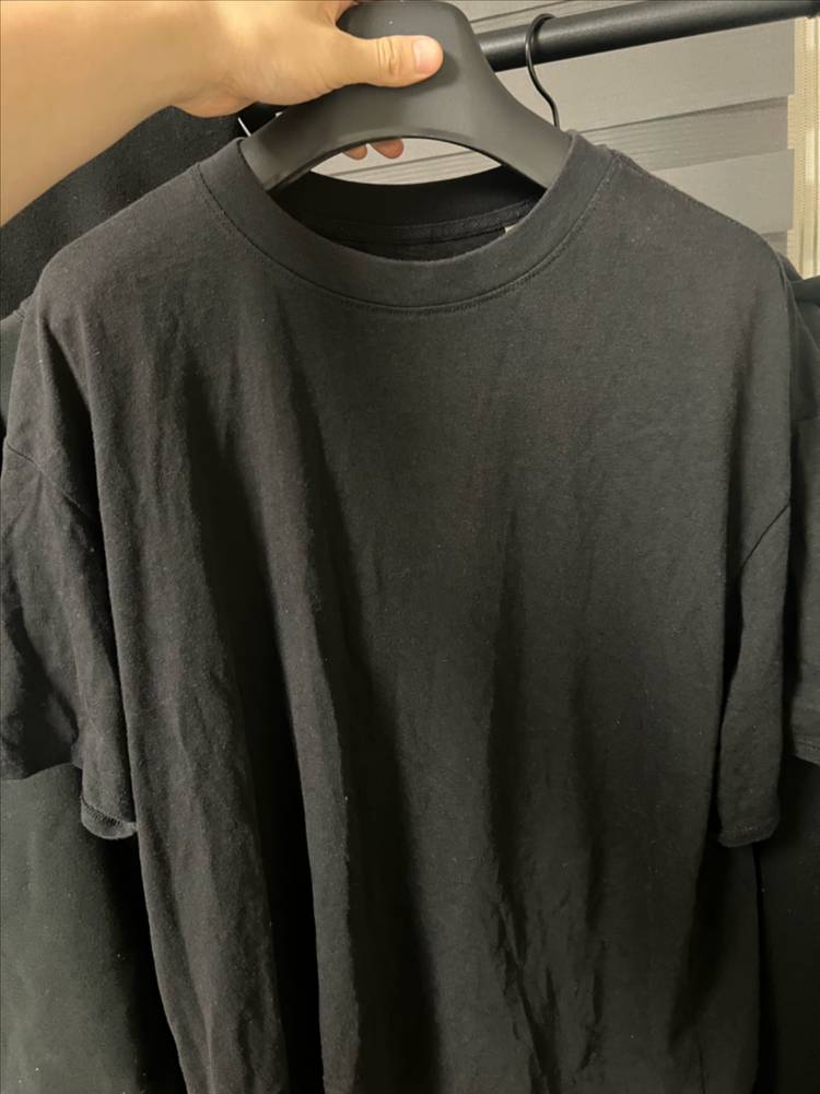 피어오브갓 에센셜 블랙 후드티 L 사이즈 + 블랙 반팔 티셔츠 L 묶음판매--6