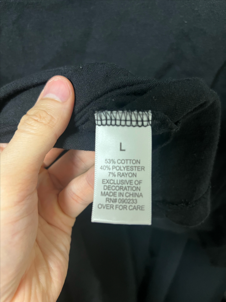 피어오브갓 에센셜 블랙 후드티 L 사이즈 + 블랙 반팔 티셔츠 L 묶음판매--9