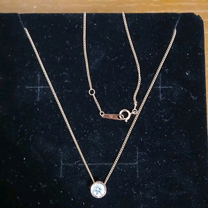 14k 탄생석 외 양면 목걸이 이미지