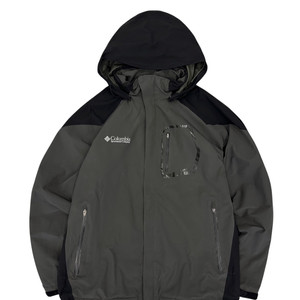 컬럼비아 콜롬비아 고어텍스 바람막이 블랙&카키그레이 (XL)