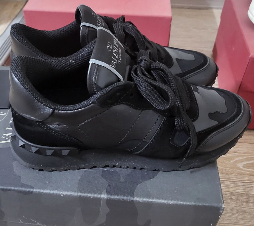 정품 발렌티노 카모 플라주 스니커즈(파격급처분가)--2