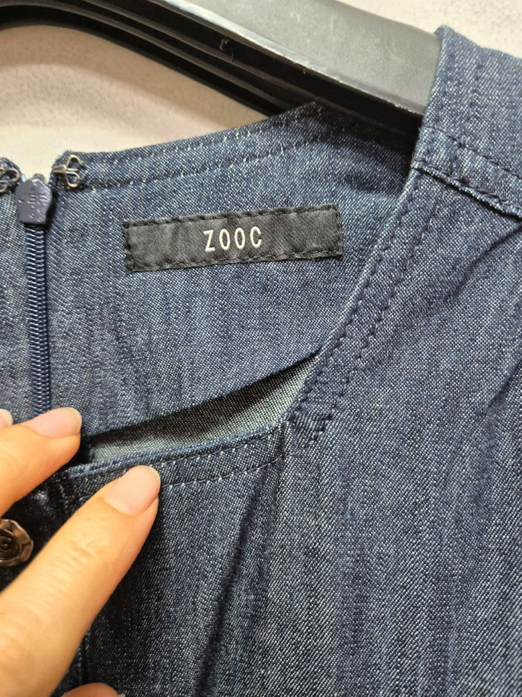 쥬크 데님 플리츠 롱원핏(66)--2