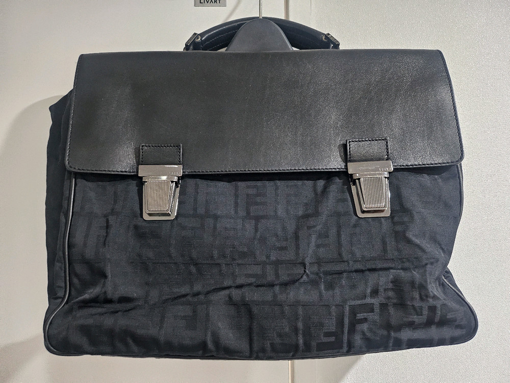 펜디 캔버스 브리프케이스 서류가방--0