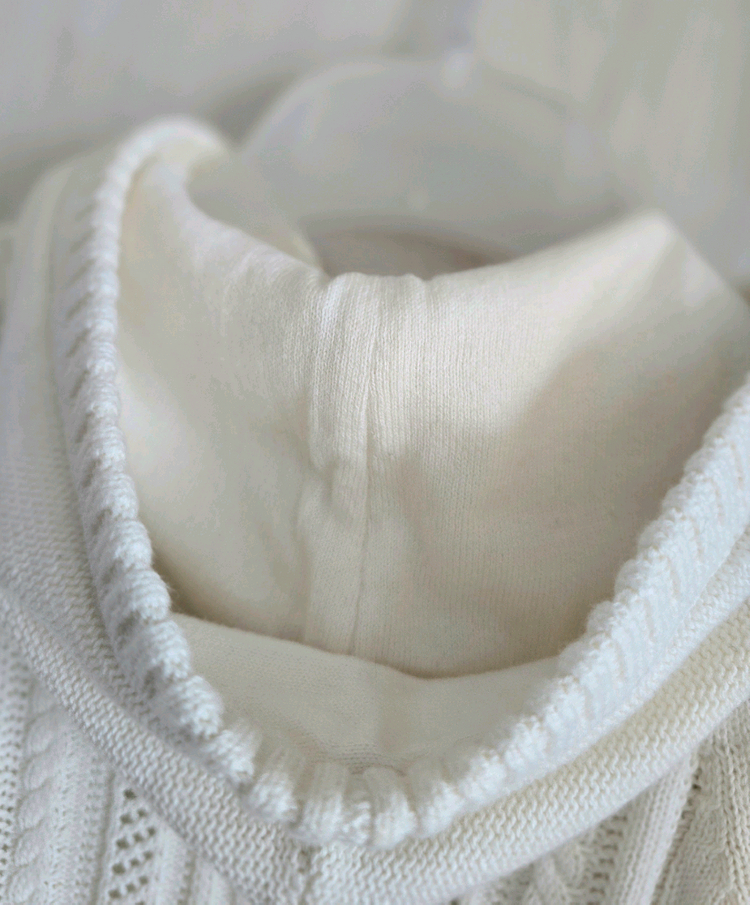 타미힐피거 키즈 후드 케이블 니트 가디건 4T--6