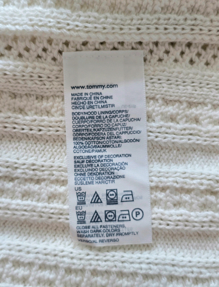 타미힐피거 키즈 후드 케이블 니트 가디건 4T--9