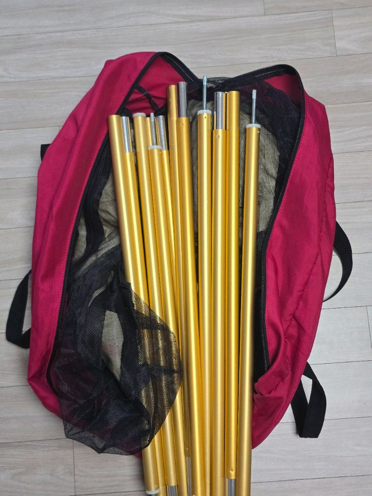 헥사타프용 모기장 및 폴대 세트(해피캠퍼) 이미지