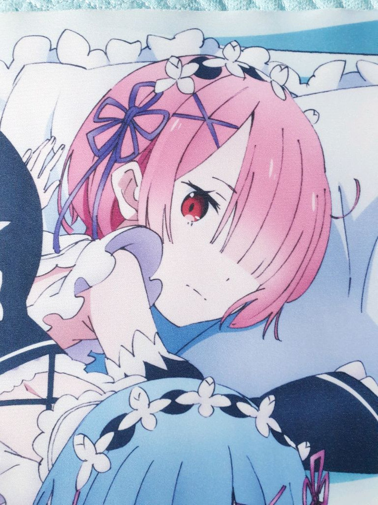 Re:zero 리제로 공식 렘 람 마우스패드 데스크패드 이미지