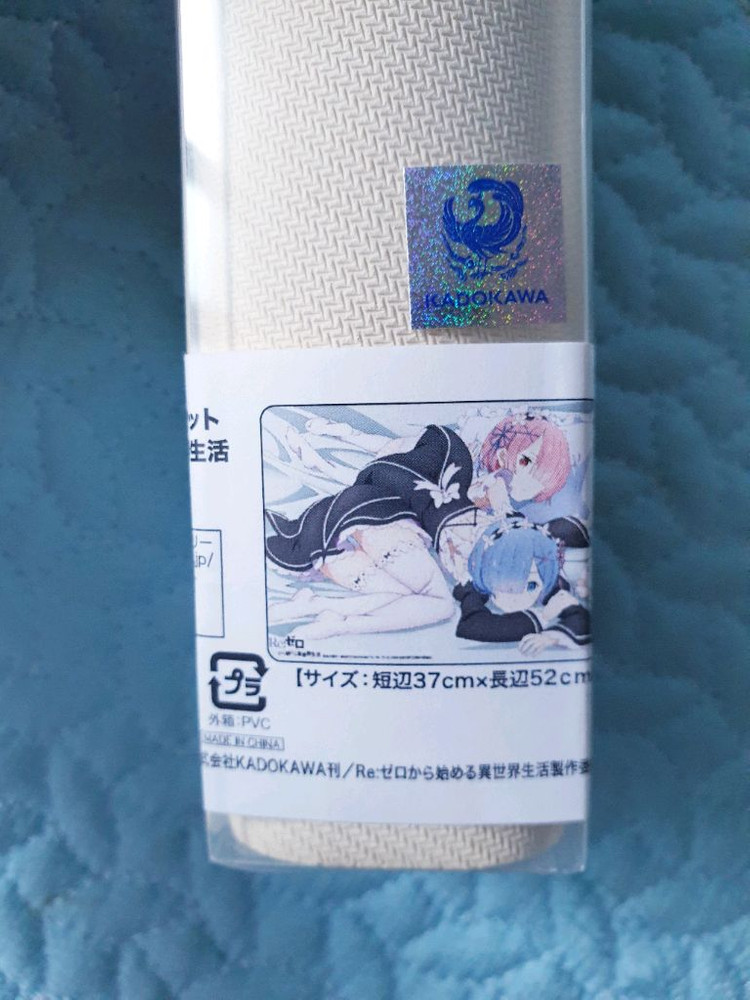 Re:zero 리제로 공식 렘 람 마우스패드 데스크패드 이미지