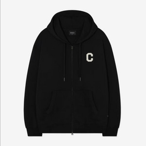[새상품] M) 커버낫 C 로고 후드집업 블랙