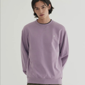 [새상품] L) 커버낫 시그니처 심볼 맨투맨 퍼플