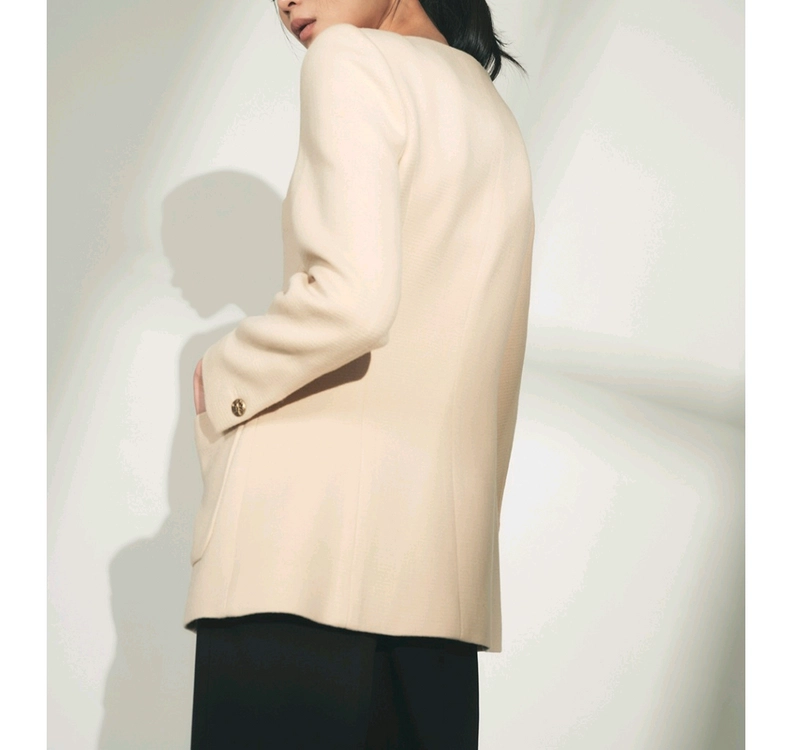 블랑쇼 비 트위드 자켓 s 버터베이지 이미지