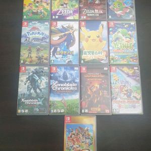 스위치 게임 동숲 젤다 무쌍 버블버블 아르세우스 피키츄 던전스 제노블레이드 마리오 3D 저스트댄스 테니스 야숨 목장 이미지