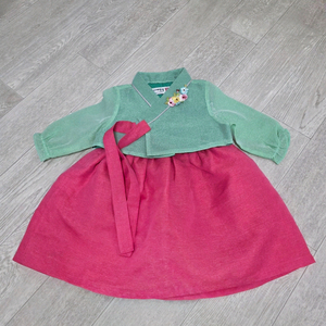 더예한복 솜사탕 75호 아기한복 여아한복