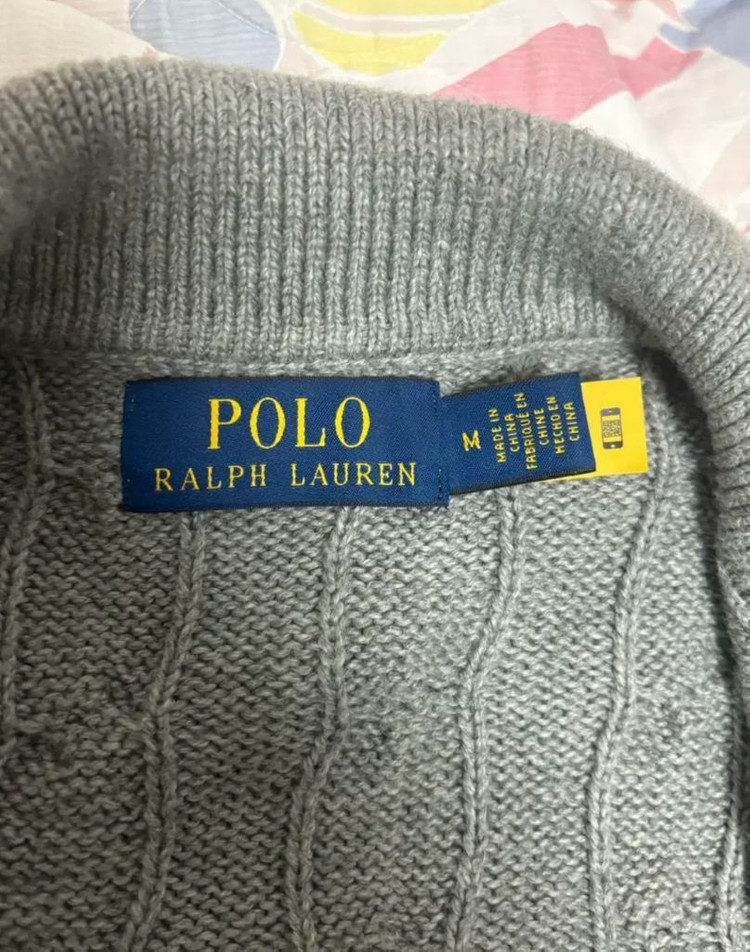 폴로 랄프로렌 케이블니트 코튼가디건 M--2