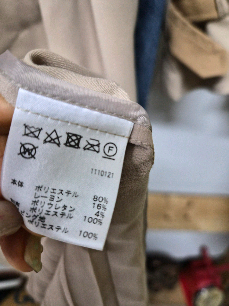 Ameri 쉬폰프릴 프리미엄 트렌치코트--5