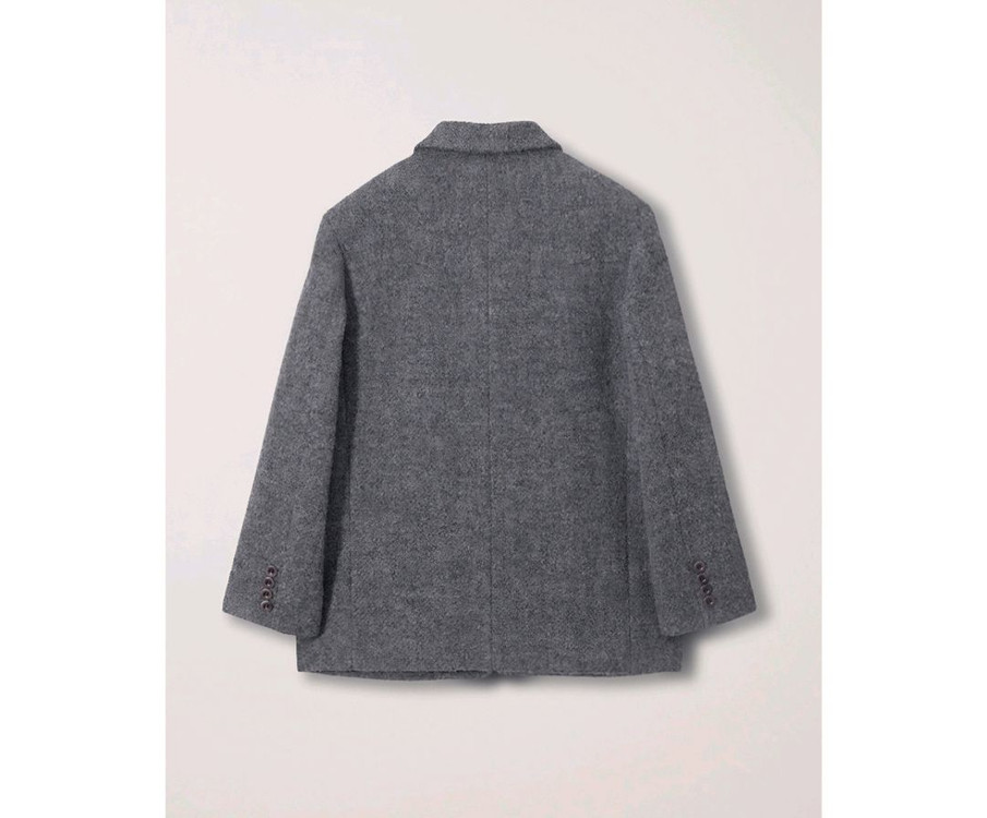 25FW 던스트3 BUTTON BOUCLE WOOL JACKET 자켓--3
