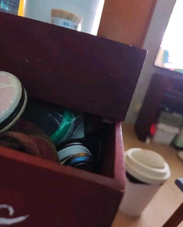 Anne Klein II 버건디 실크 블레이저--4