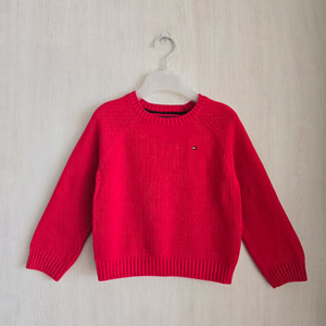 타미힐피거 키즈 라운드넥 니트 스웨터 4T