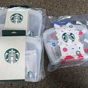 스타벅스 실리콘 푸드백