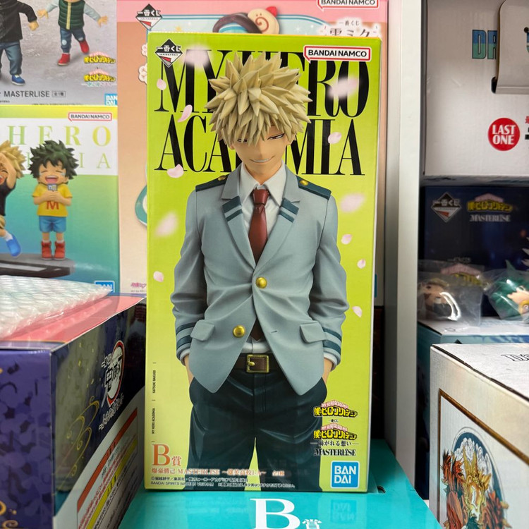나의히어로아카데미아 제일복권 바쿠고 교복 b상 피규어 미개봉 히로아카 나히아 이어지는 마음 이치방쿠지--0