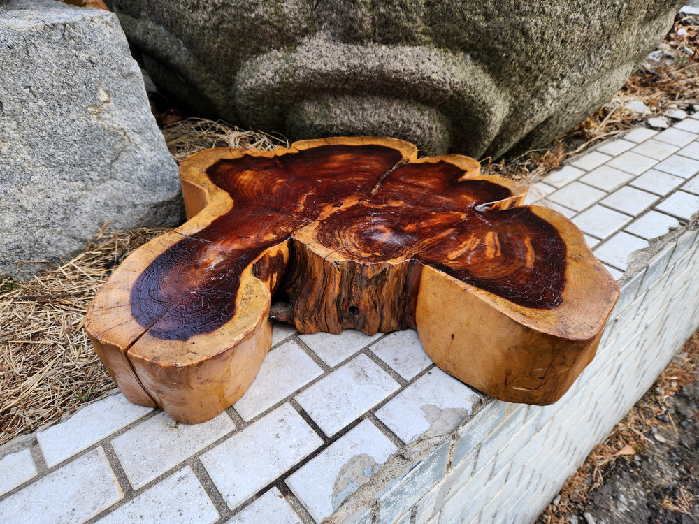 고목재 대추나무 //지판.좌대.좌탁.테이블--1