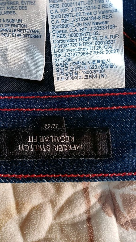 타미힐피거 청바지 실측31인치 기장97 이미지