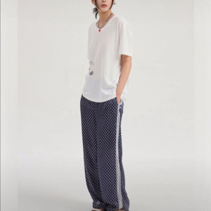 럭키슈에뜨 25ss 도트 조거 밴딩 팬츠 36 (신상)