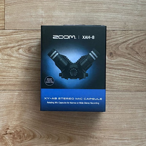 새상품 ZOOM XAH-8 XY/AB 콤비네이션 줌 마이크 캡슐 이미지