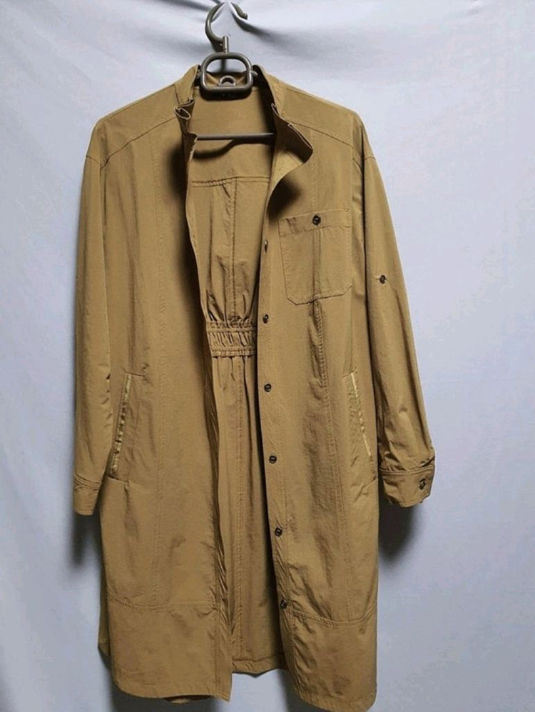 ab.f.z))소매롤업 롱 블라우스,롱자켓(66이하권장)/3천원 이미지