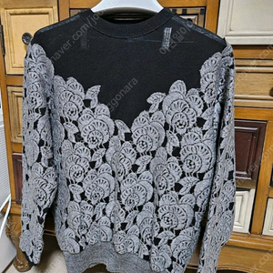 (랑방) 레이스 블라우스 티 팔아요.