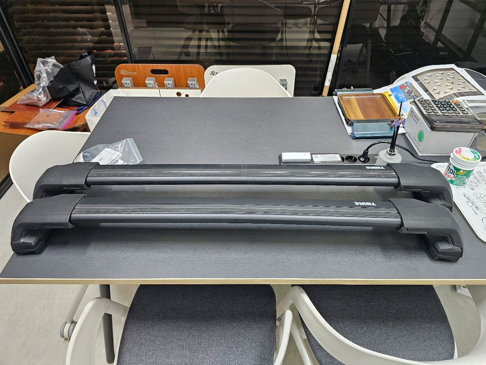 툴레 7206 엣지 플러시레일 가로바세트 (엣지윙바 블랙)신형--3