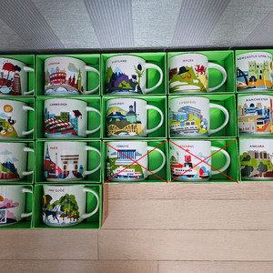 머그컵: 스타벅스 시티/유아히어/빈데어 시리즈, 스타벅스코리아