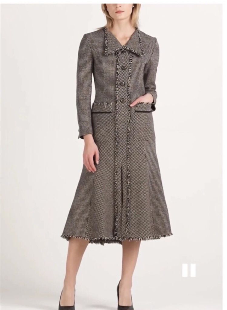 미샤 michaa 캐시미어 하운드투스 페미닌 원피스 55--1