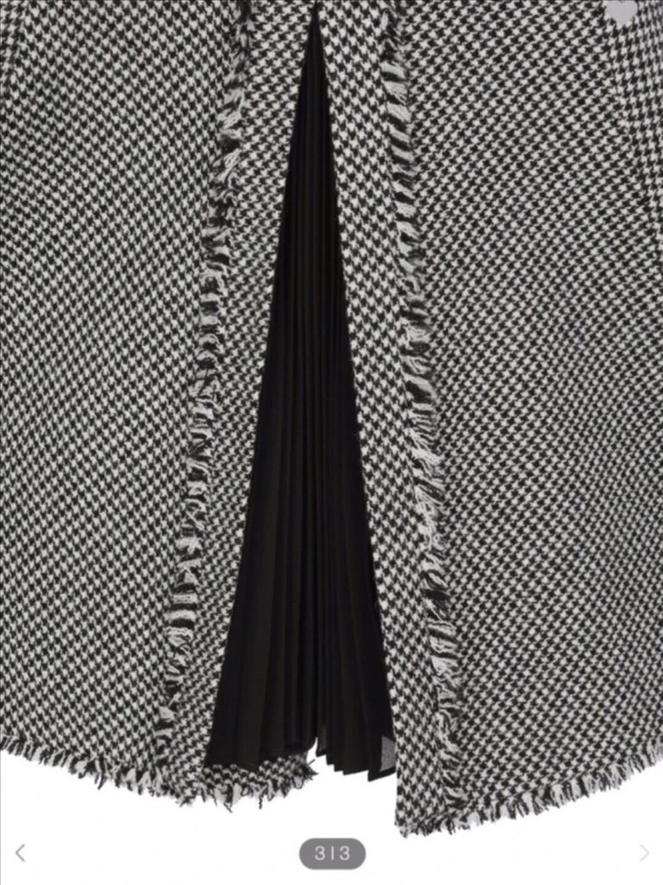 미샤 michaa 캐시미어 하운드투스 페미닌 원피스 55--4