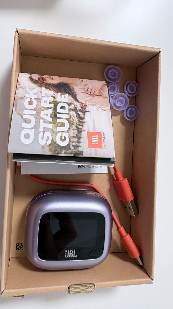 [일주일 실사용] JBL Live Beam 3 퍼플 이어폰 팝니다.--2