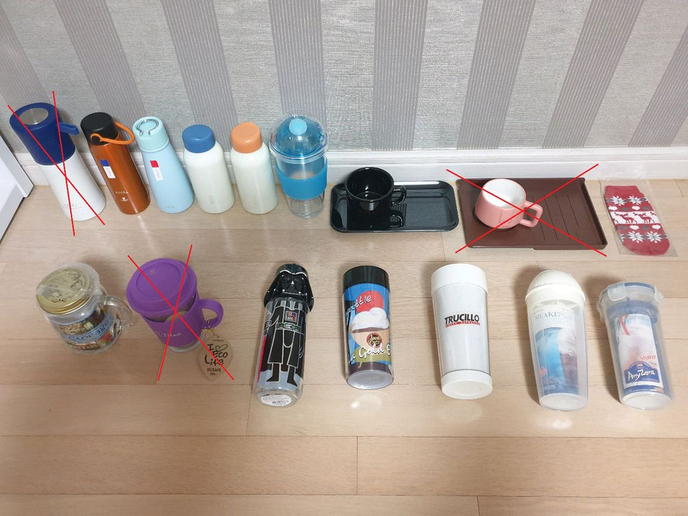 텀블러: 써모스, T.U.M.S, 무드리빙, Quest, 카누, 자바커피, 스타워즈, 파우치--1