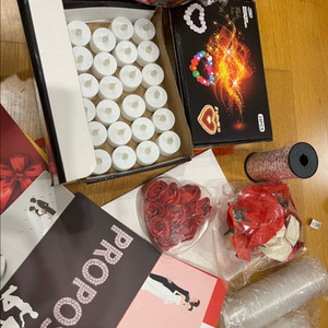 프로포즈 이벤트 용품 세트