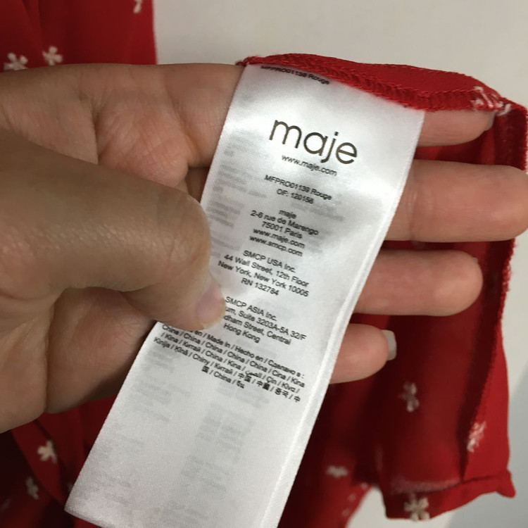 MAJE 마쥬 이너 롱 드레스 원피스 36--5