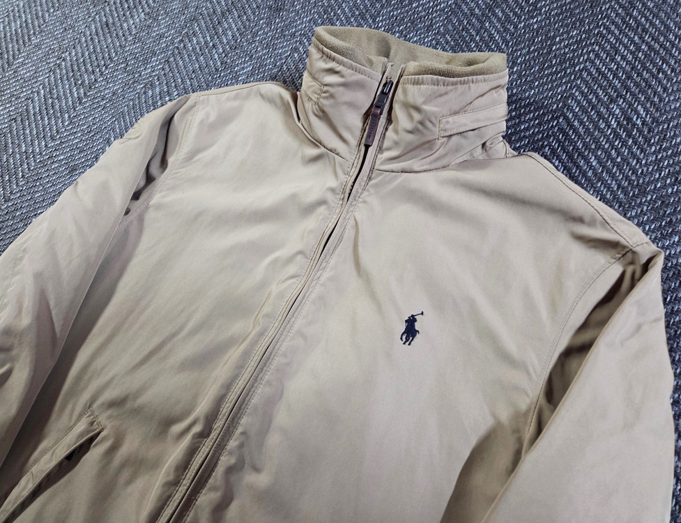 폴로 랄프로렌 베이지 폴리쉘 페리 자켓--3