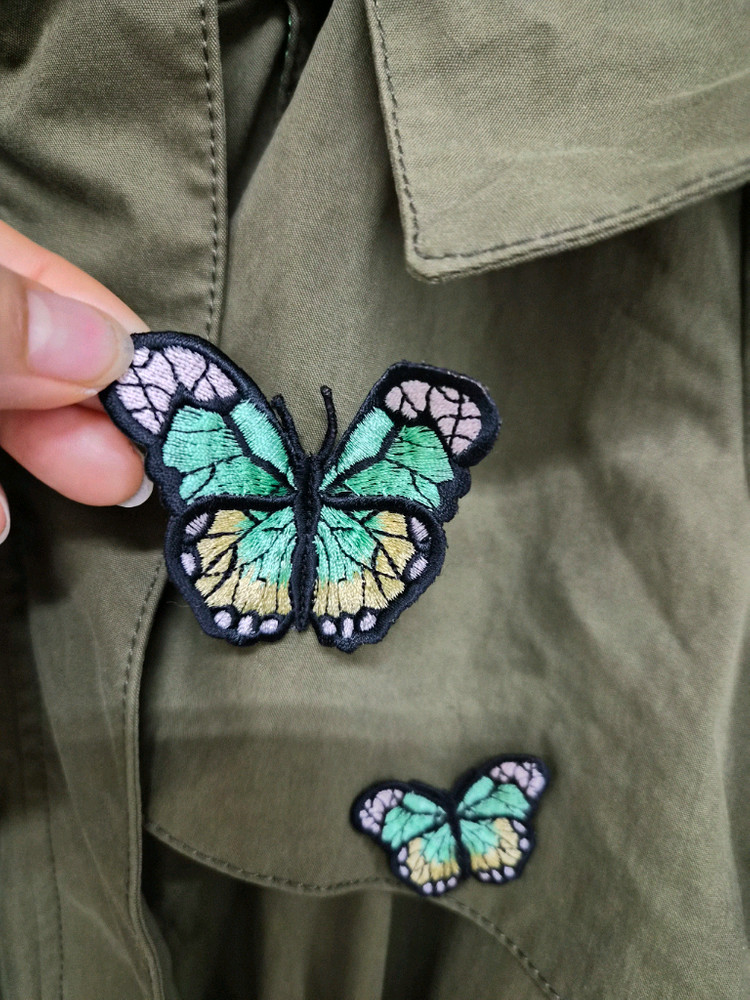 에고이스트 입체자수 사파리 야상--3