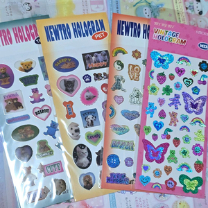 빗바이빗 다꾸 스티커 빈티지 일괄 이미지